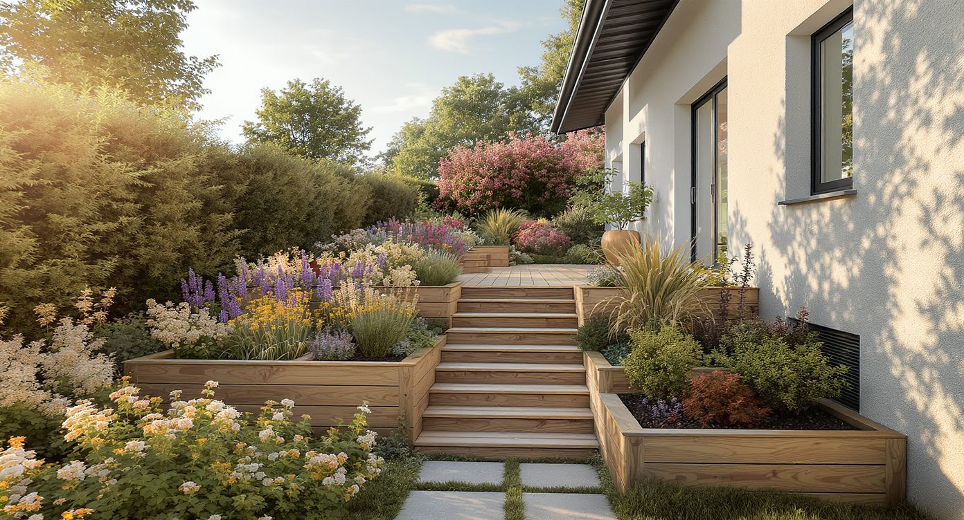 Mitmetasandiline terrass